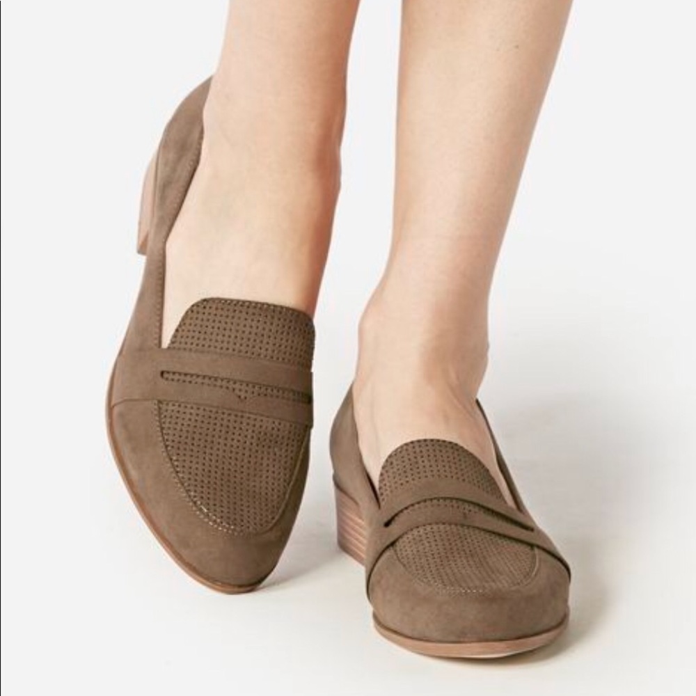 Olive Kris Flat Loafers